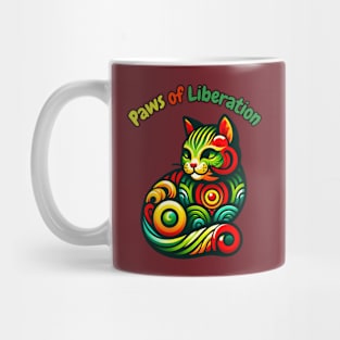 Juneteenth cat Mug